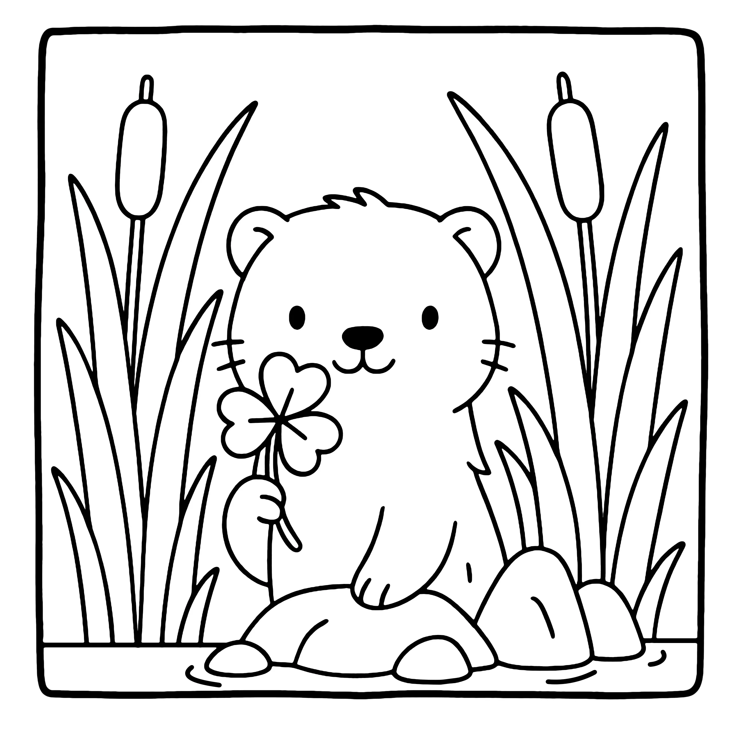 Bold & Easy: Cute Irish Animals Colouring Book - Image 5