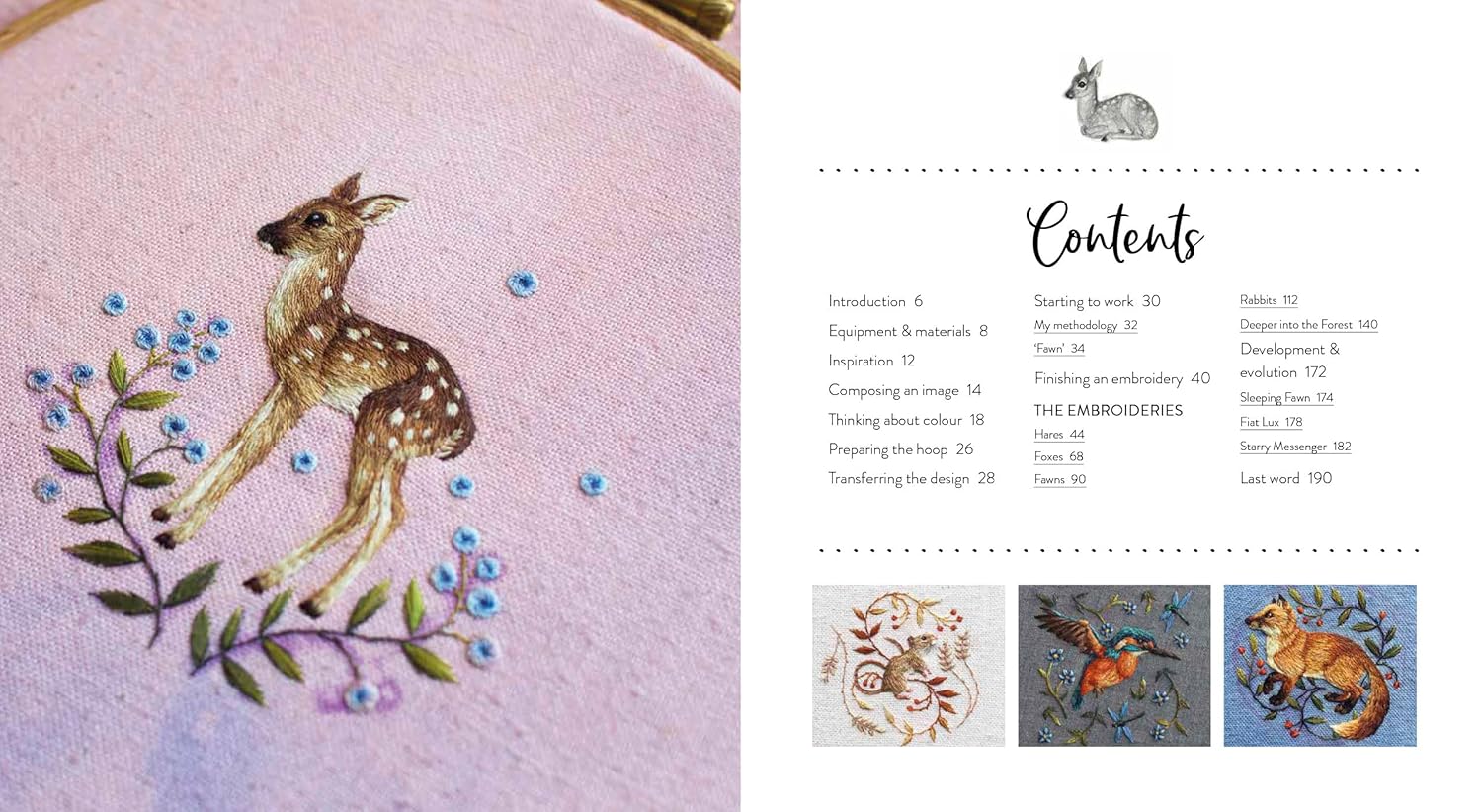 Chloe Giordano Needlepainted Woodland Animals Book - Image 3