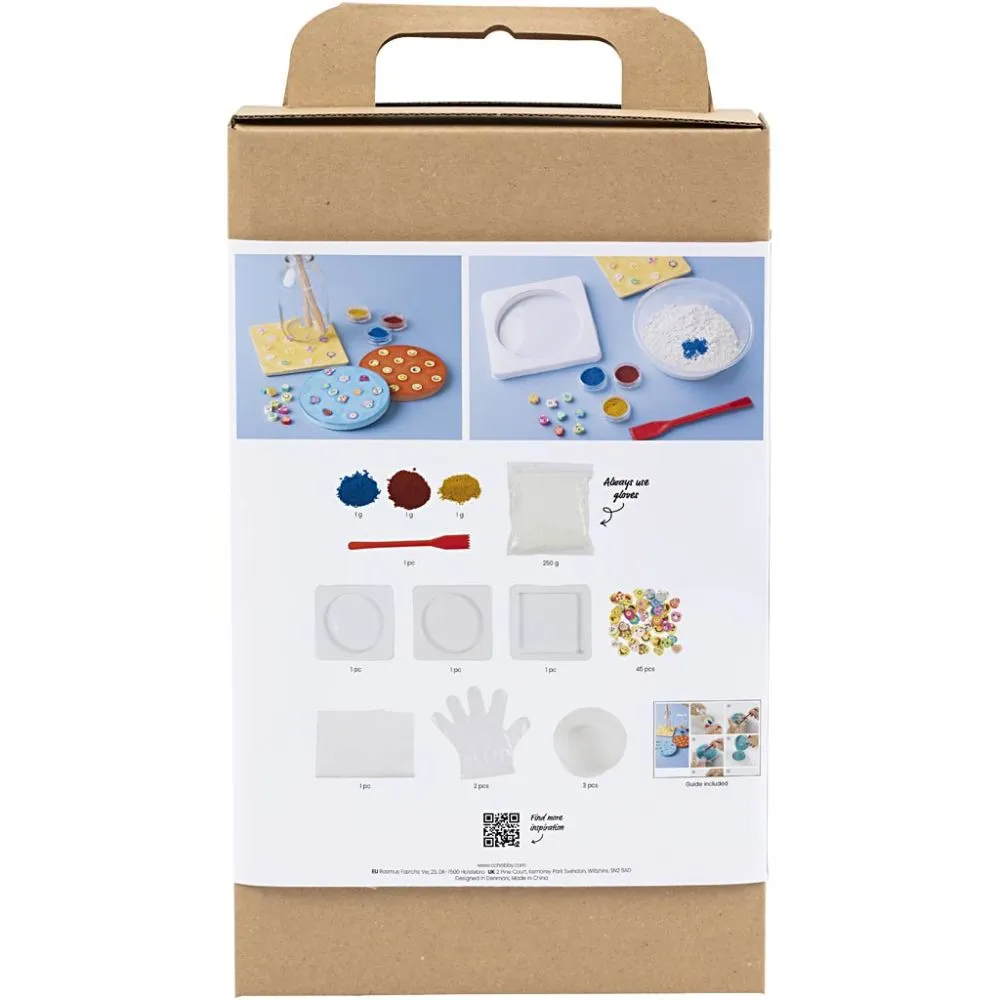 Craft Kit Casting - Blue, Red, Yellow Tiles - Image 3