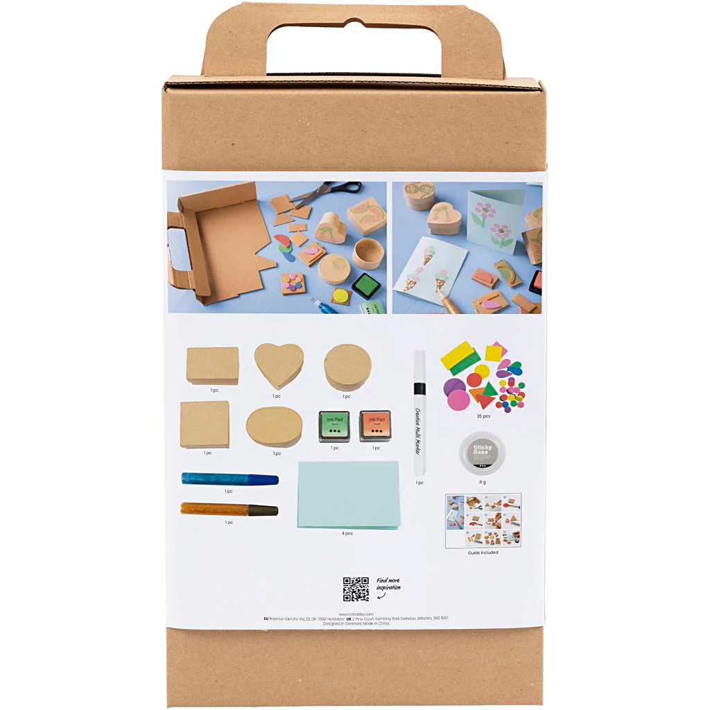 Craft Kit Foam Printing -  Decorated Boxes & Cards - Image 3