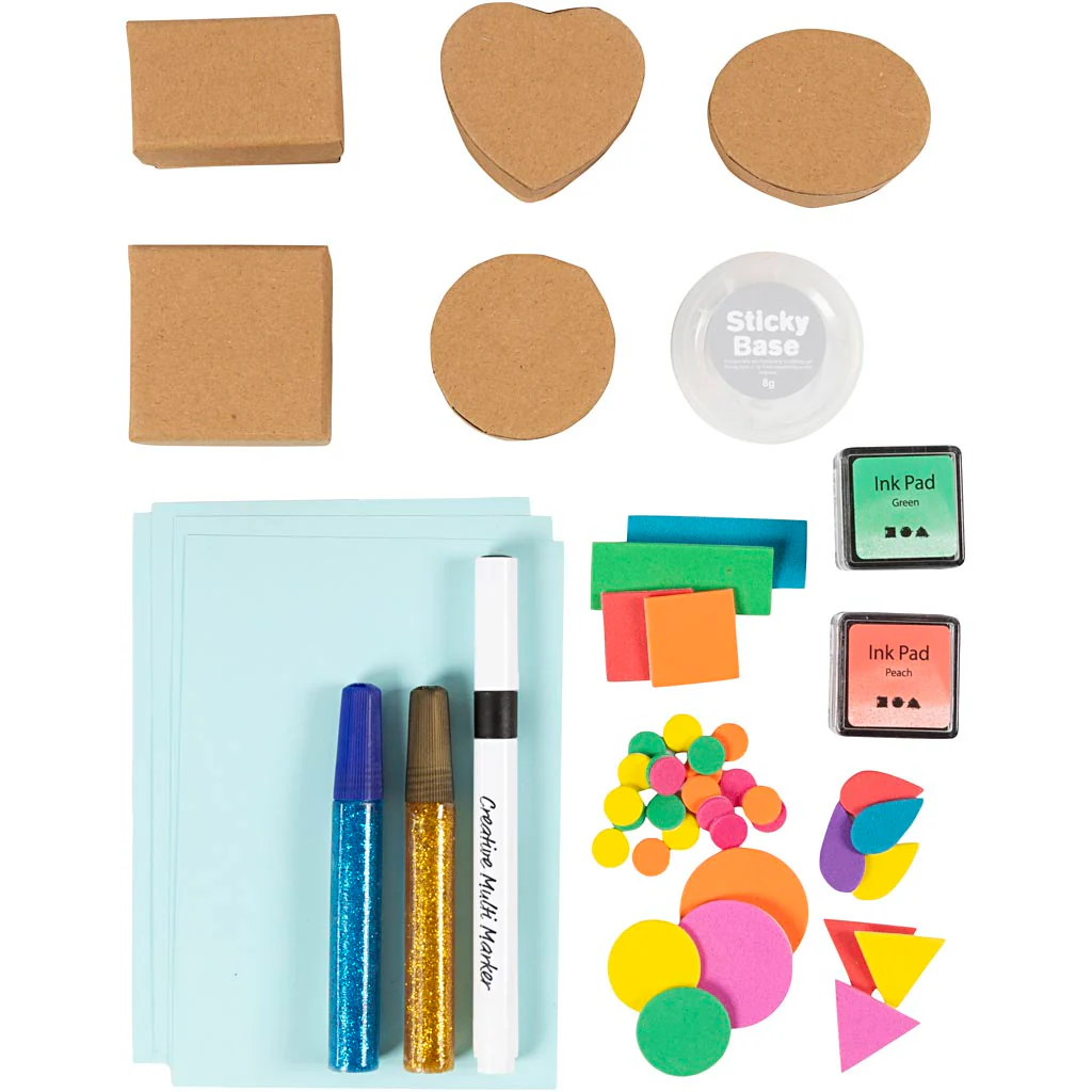 Craft Kit Foam Printing -  Decorated Boxes & Cards - Image 5