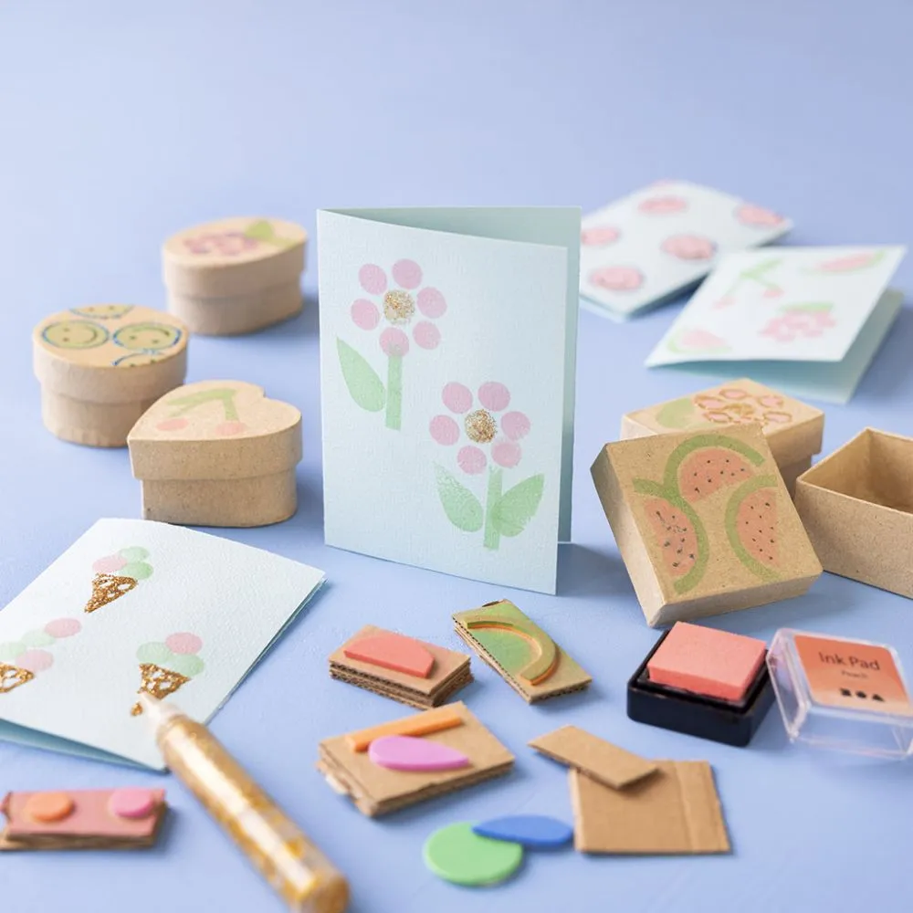 Craft Kit Foam Printing -  Decorated Boxes & Cards - Image 6