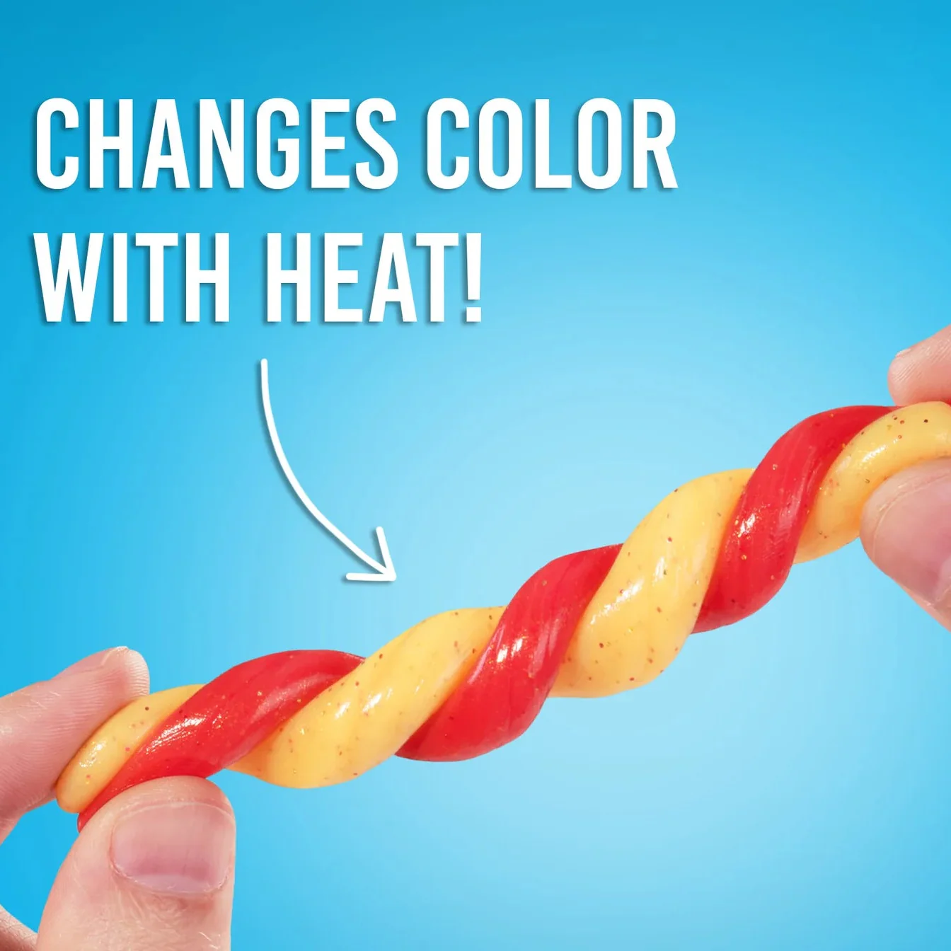 Crazy Aaron's Thinking Putty Mini Tin - Ketchup & Mustard - Image 3