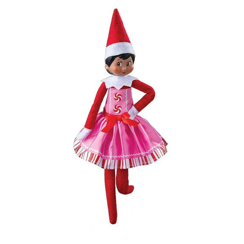 Elf on the Shelf Claus Couture - Pink Peppermint Dress - Image 4