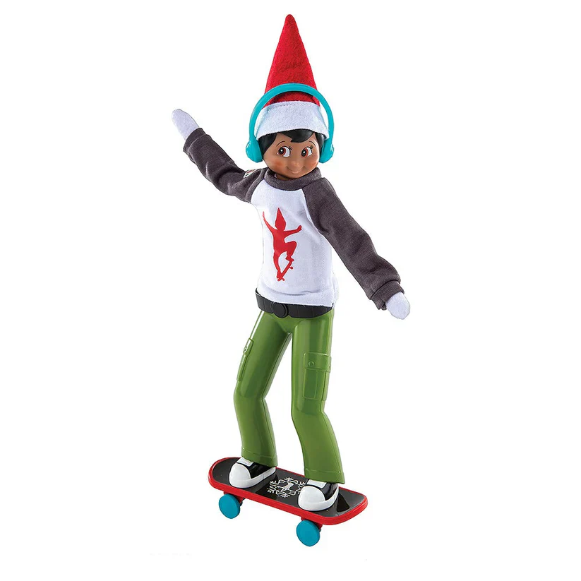 Elf on the Shelf MagiFreez - Holly Jolly Ollie Skateboarder - Image 4