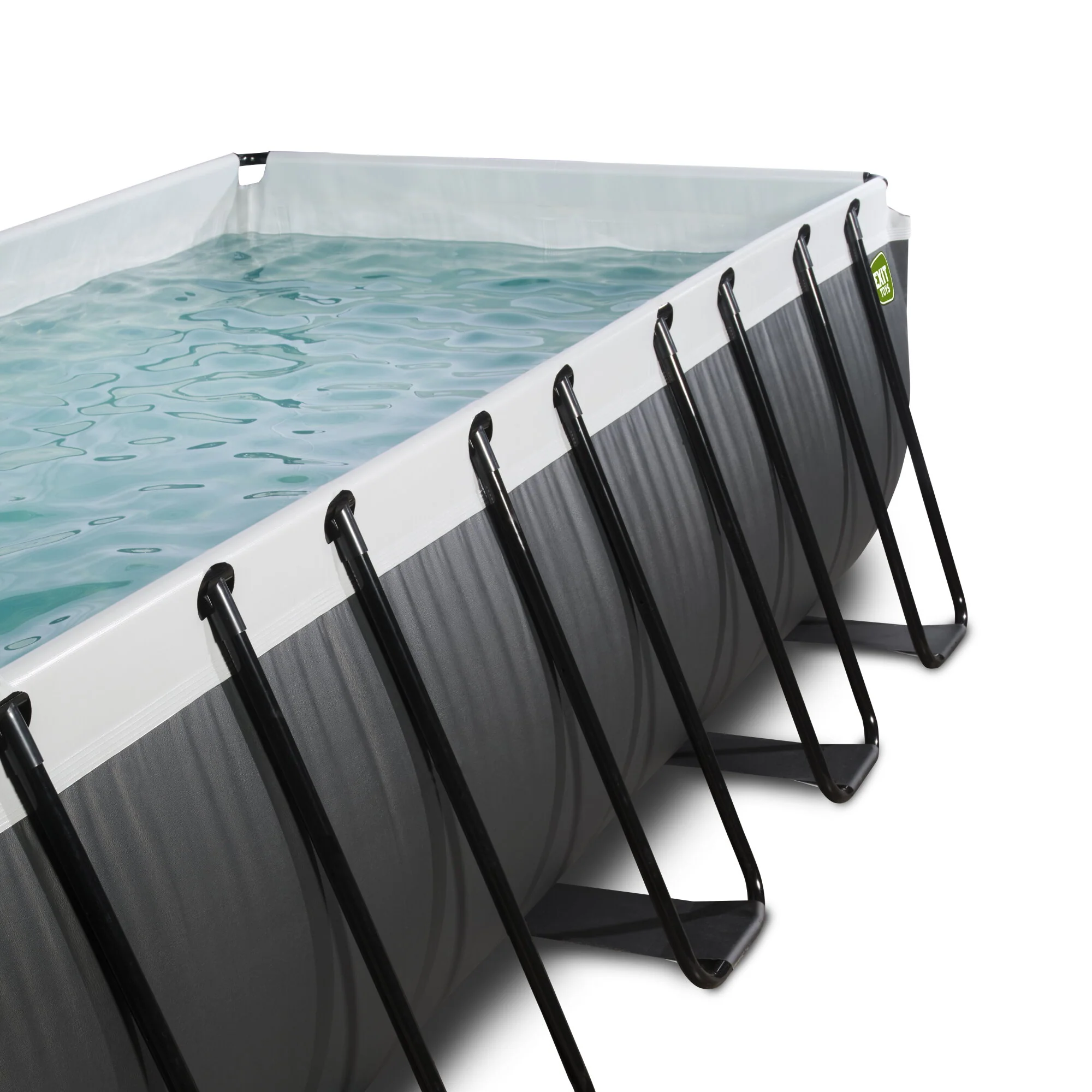 Exit Black Leather Frame Pool - 5.4x2.5x1m (Filter Pump) - Image 5