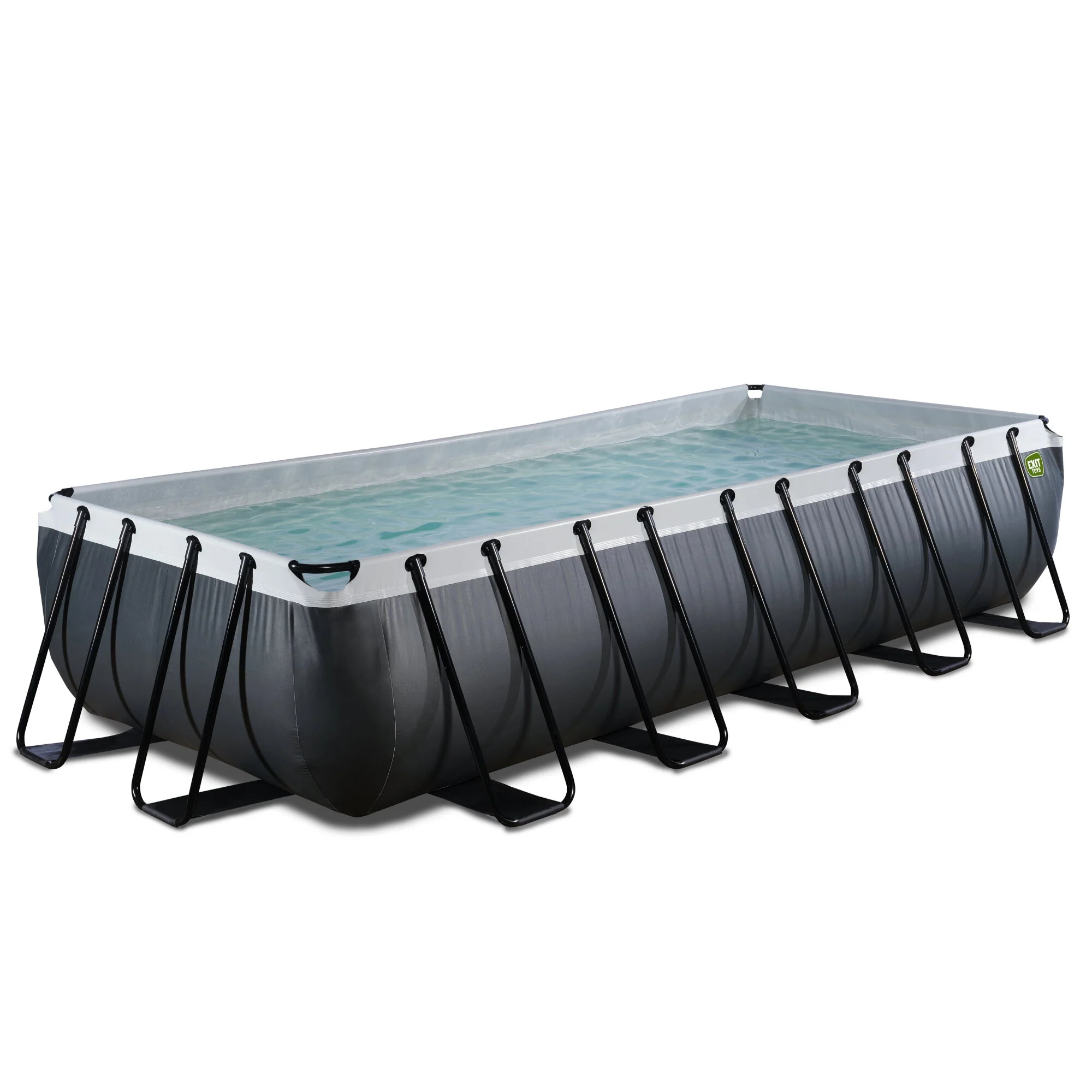 Exit Black Leather Frame Pool - 5.4x2.5x1m (Filter Pump) - Image 3