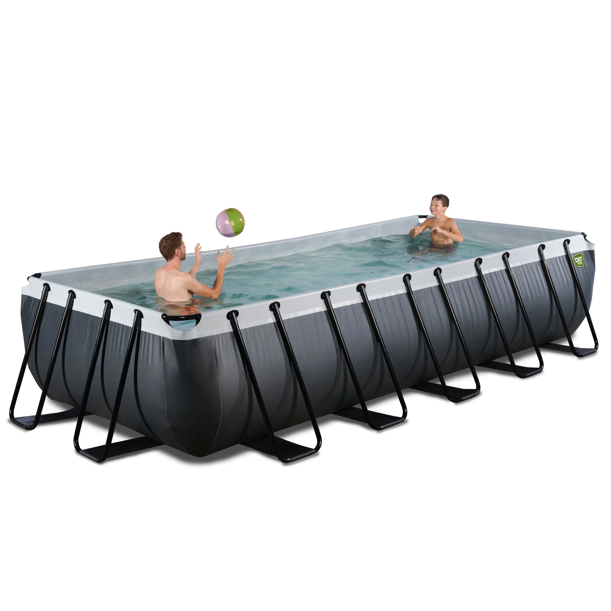 Exit Black Leather Frame Pool - 5.4x2.5x1m (Filter Pump) - Image 6