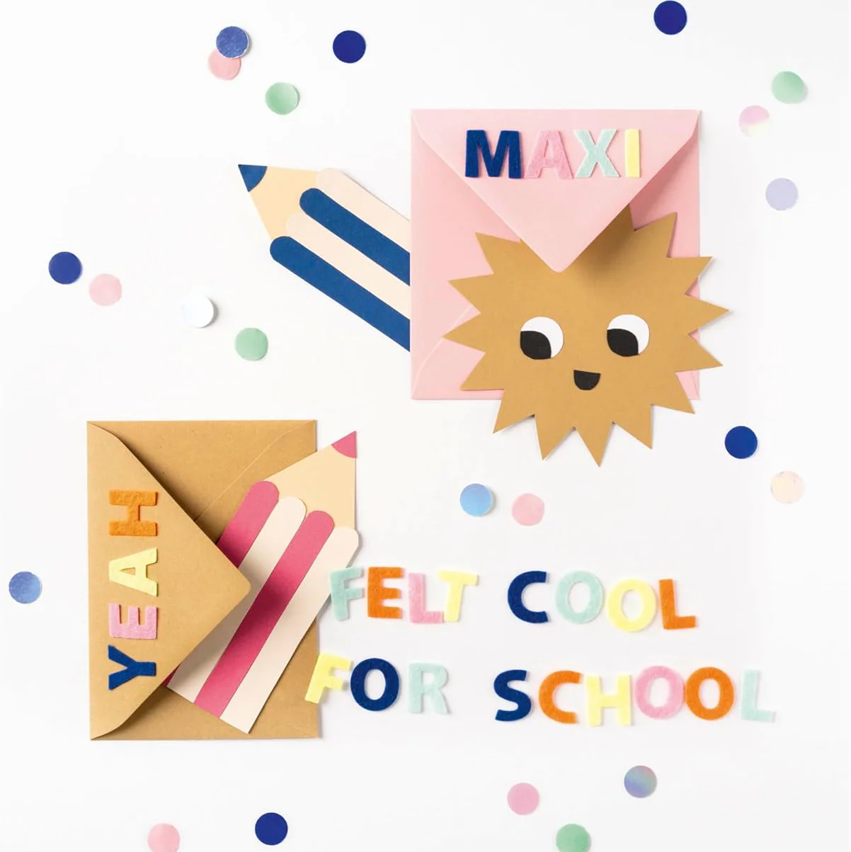 Felt Scatter Decoration - Letters & Numbers (200 Pieces) - Image 3