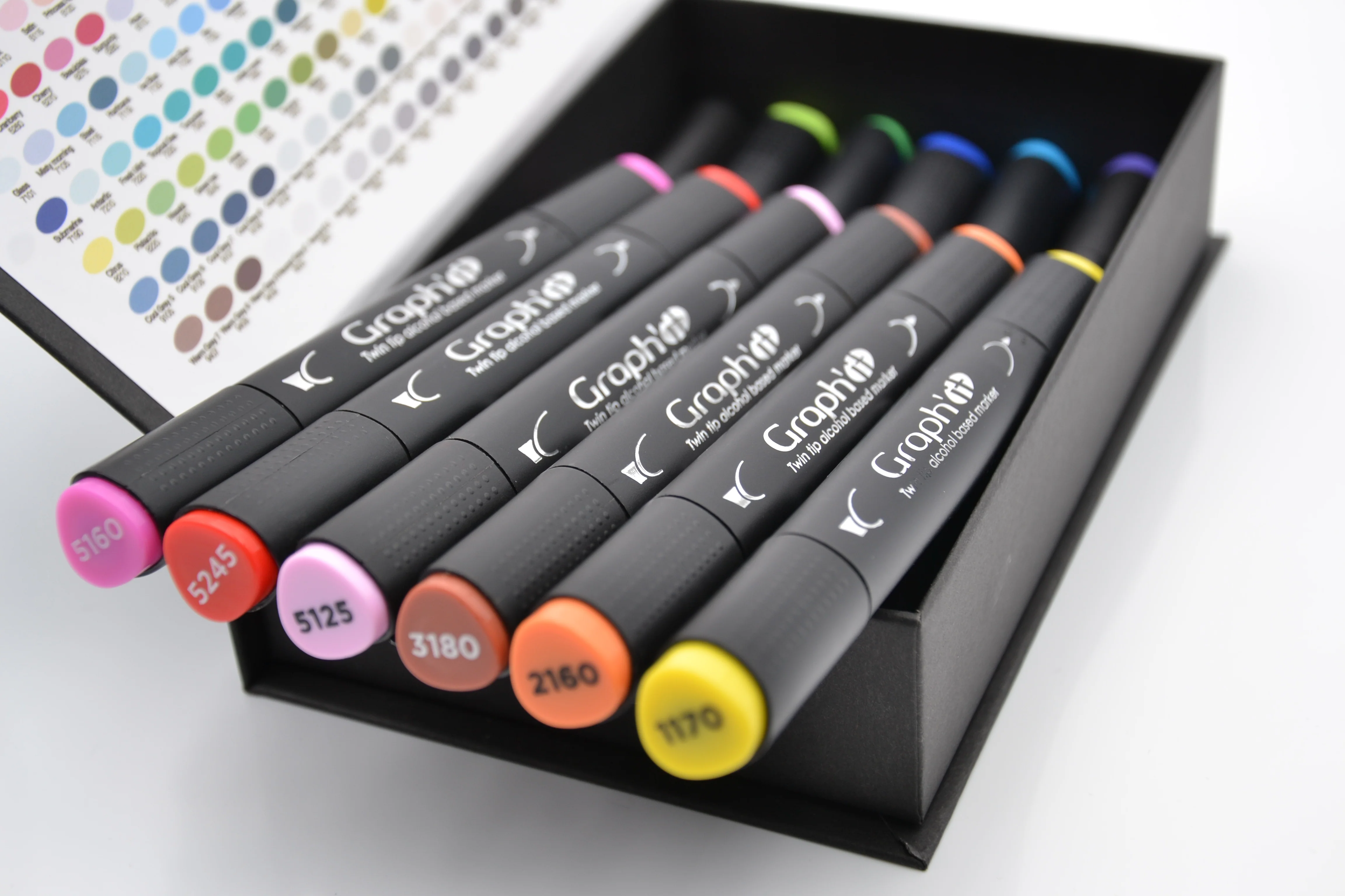 GRAPH'IT Double Ended Alcohol Markers - Classic (Pack of 12) - Image 3