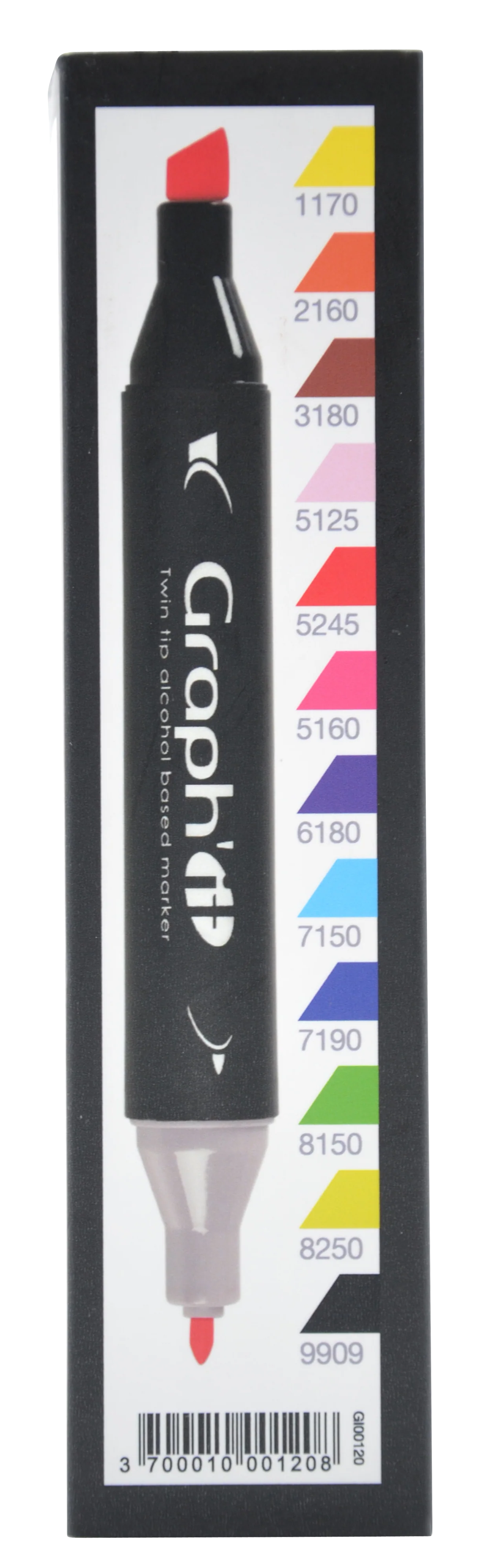 GRAPH'IT Double Ended Alcohol Markers - Classic (Pack of 12) - Image 5