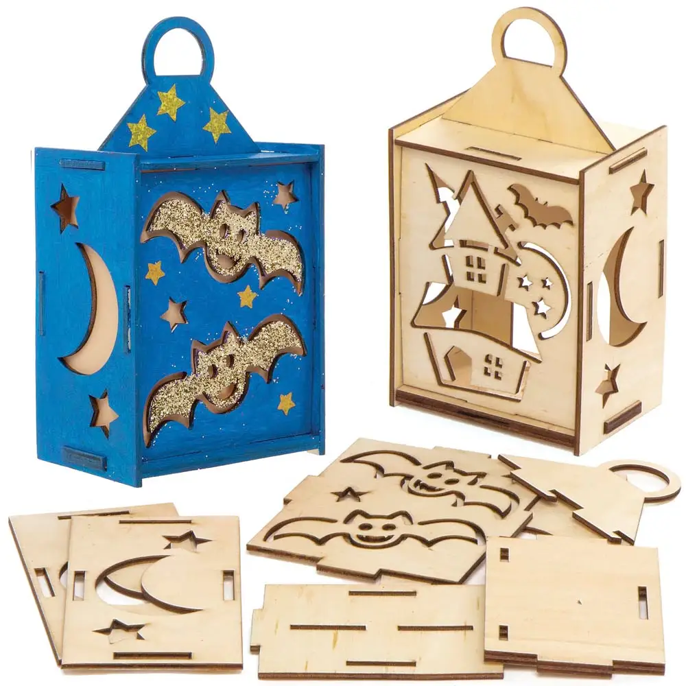 Halloween Wooden Lantern Kits (Pack of 3) - Image 6