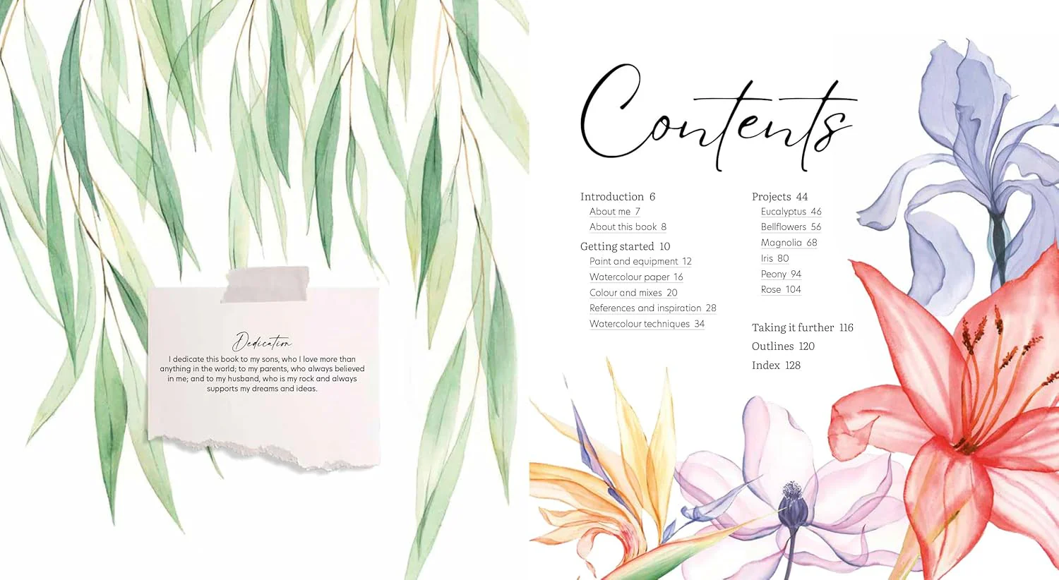 How to Paint Transparent Watercolour Flowers Book - Image 3