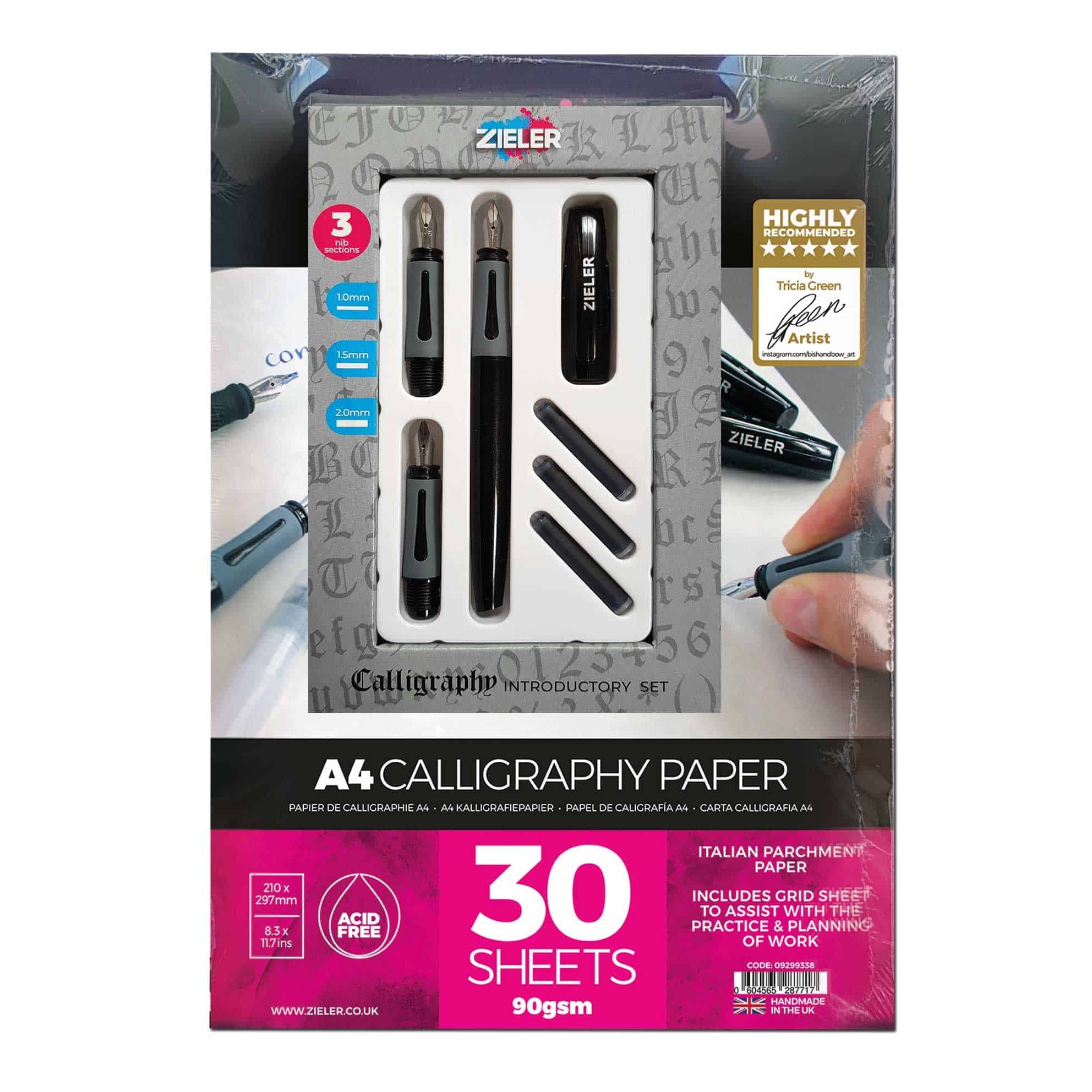 Introductory Calligraphy Starter Set with A4 Calligraphy Pad - Image 7