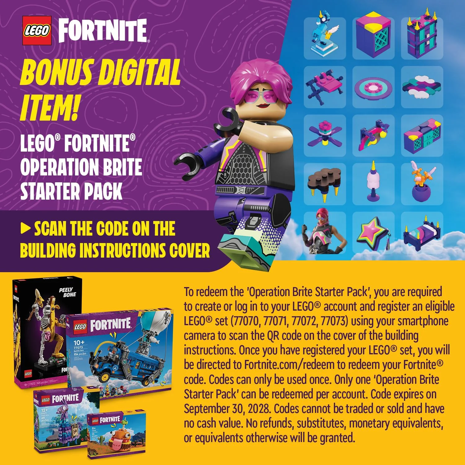 Lego Fortnite - Peely Bone Set - Image 13