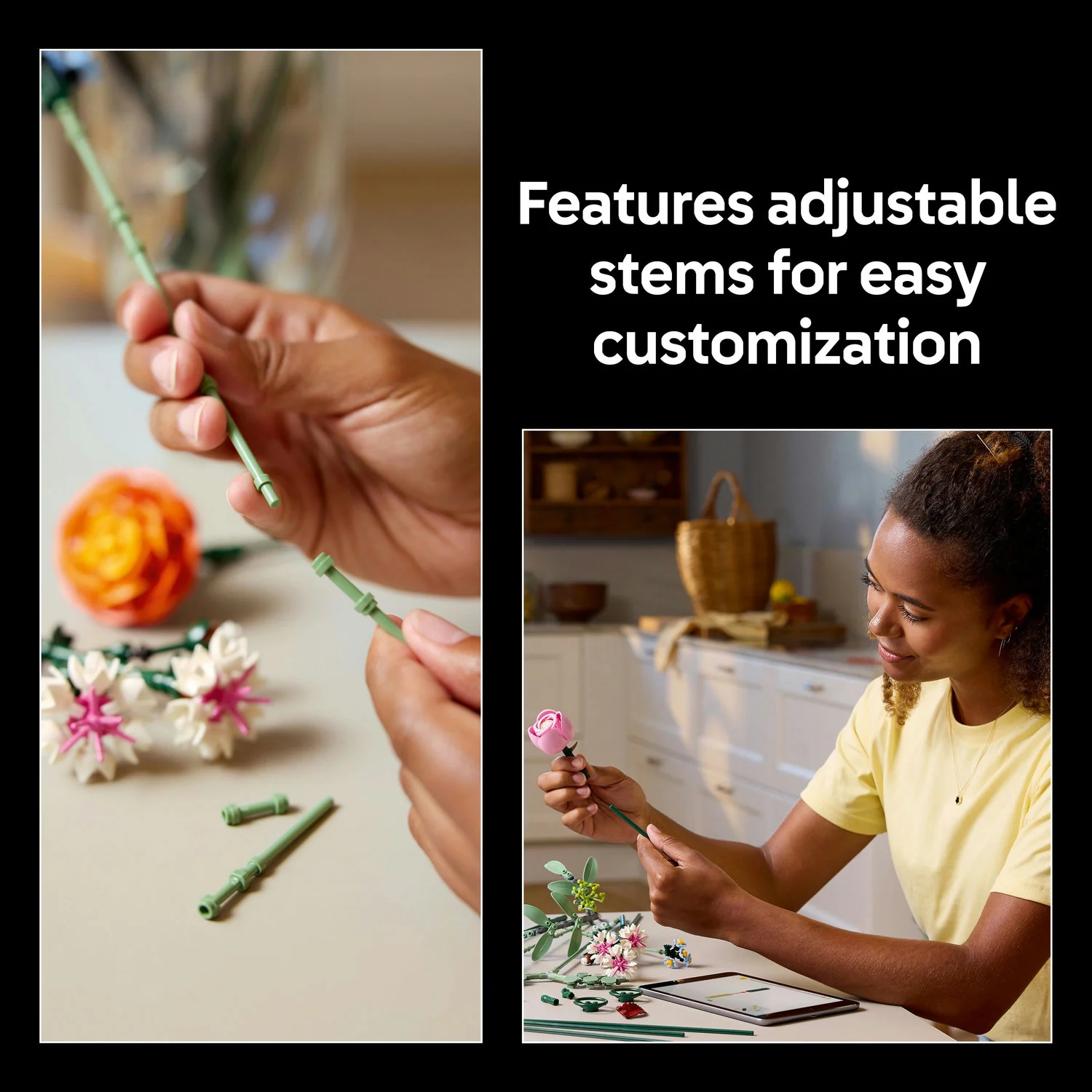 Lego Botanicals - Pretty Pink Flower Bouquet - Image 6