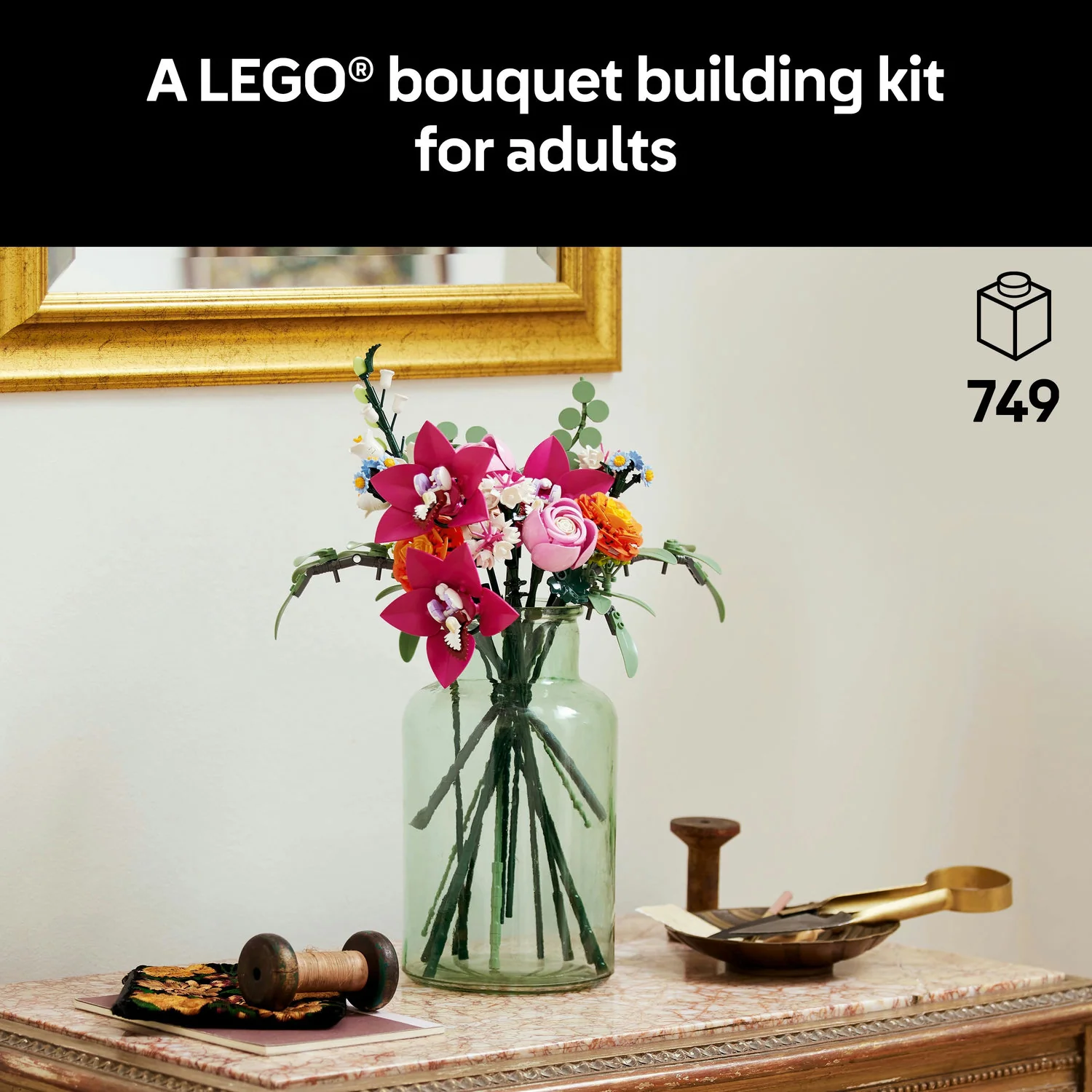 Lego Botanicals - Pretty Pink Flower Bouquet - Image 7