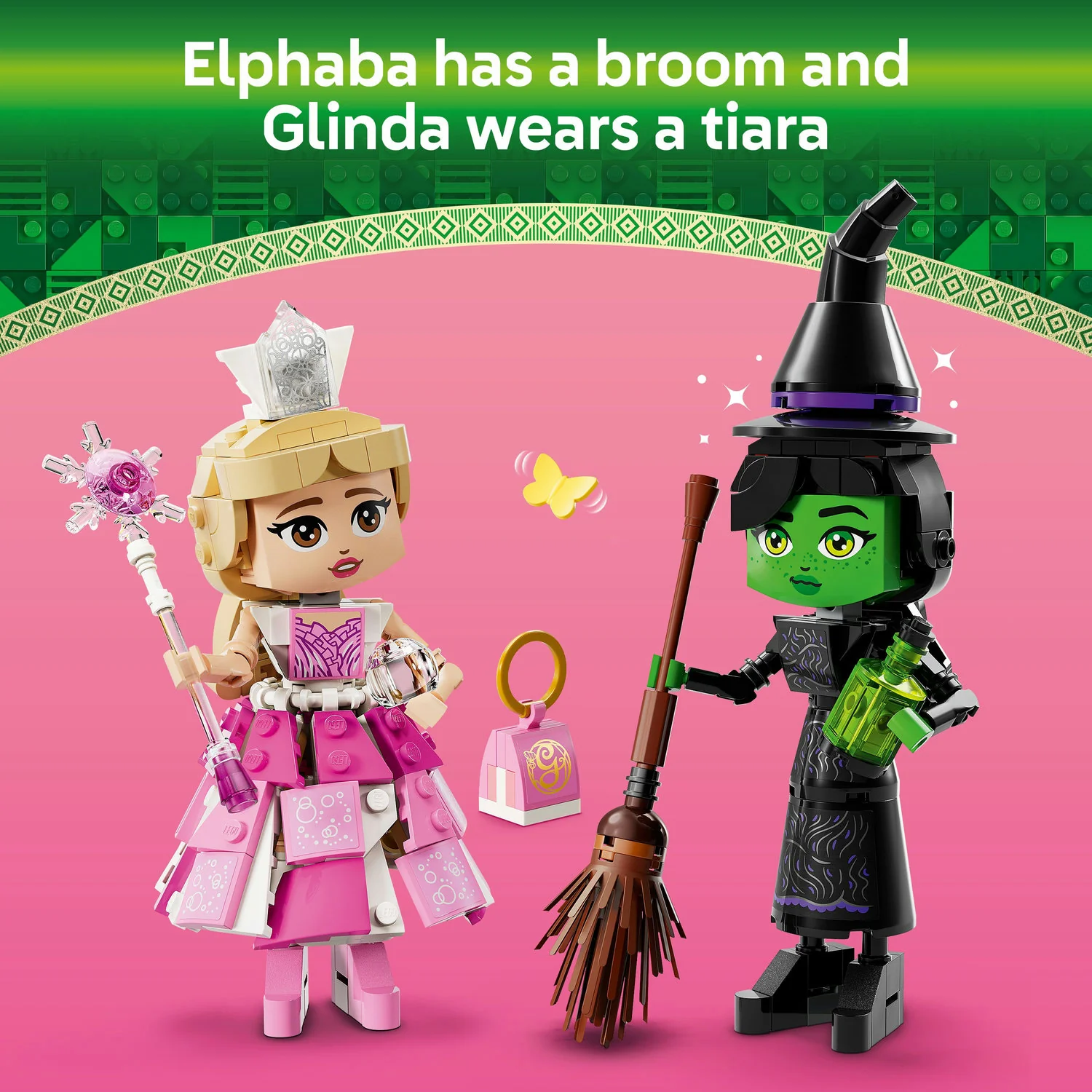 Lego Wicked - Elphaba & Glinda Figures - Image 4