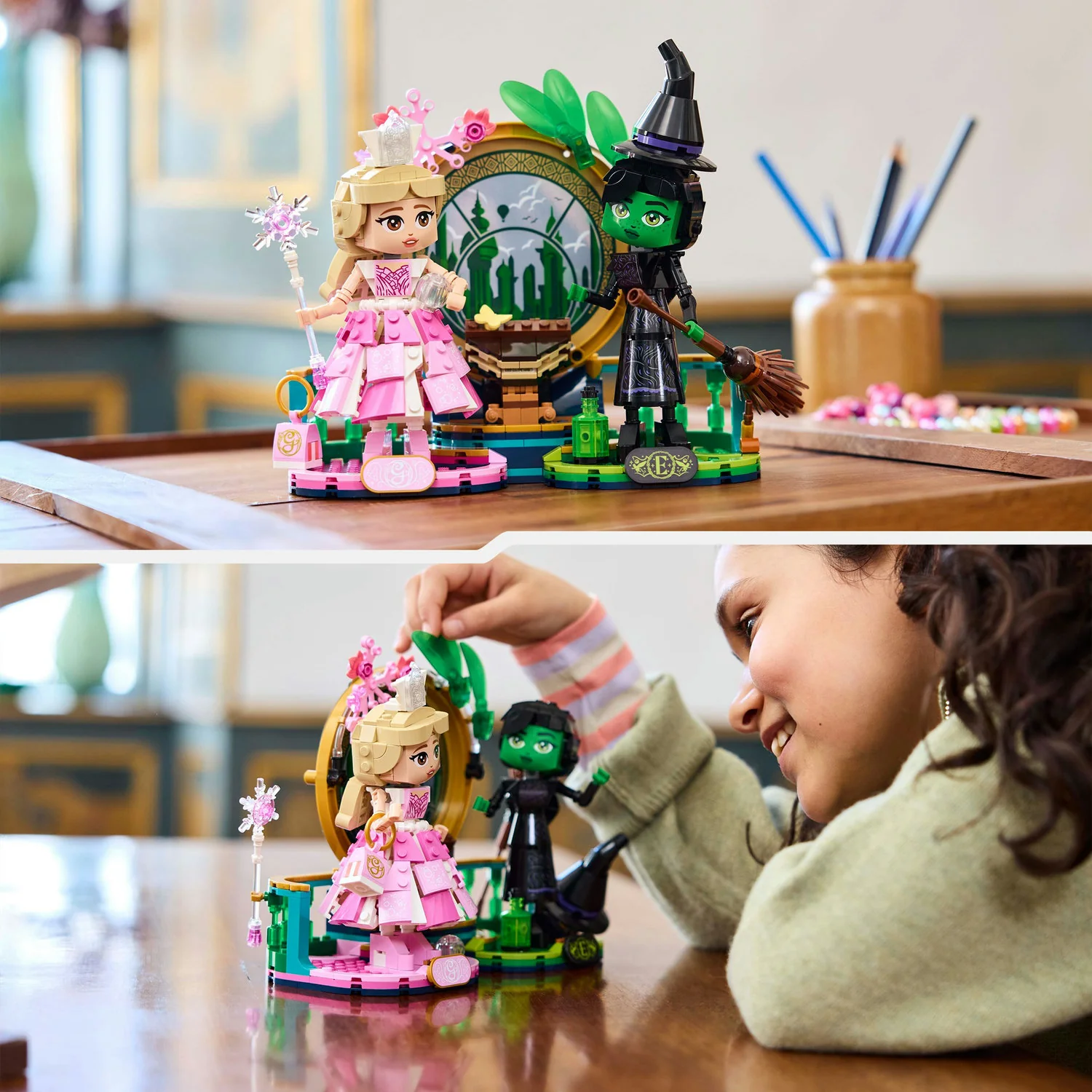 Lego Wicked - Elphaba & Glinda Figures - Image 8