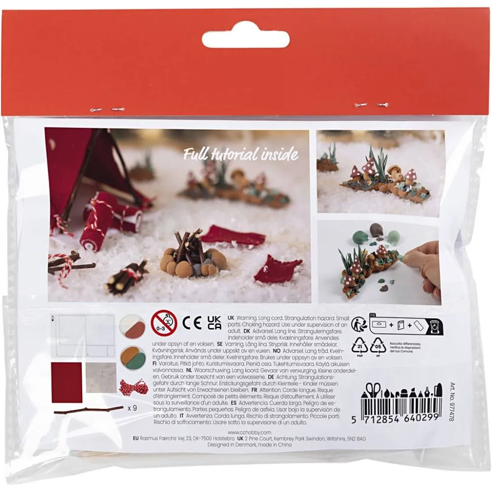 Mini Craft Kit Elf Door - Going Camping - Image 4