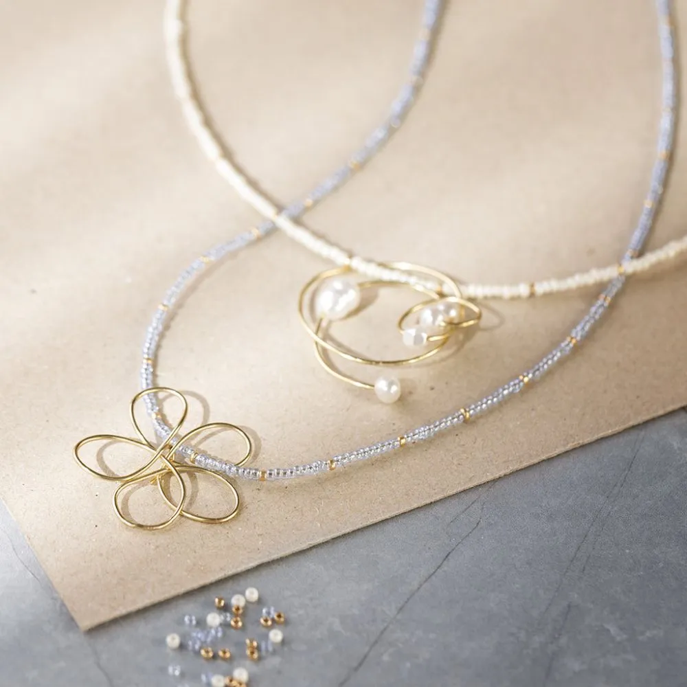Mini Craft Kit Jewellery - Necklace with Wire Pendant - Image 3