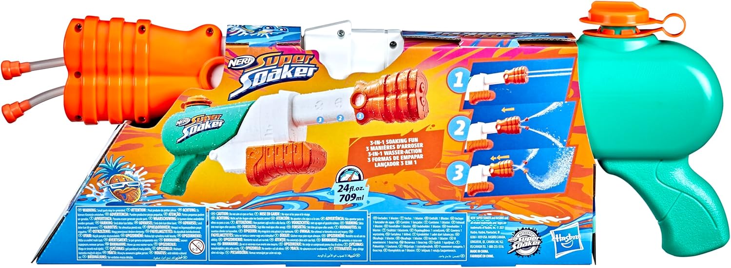 NERF Super Soaker Hydro Frenzy Blaster - Image 6