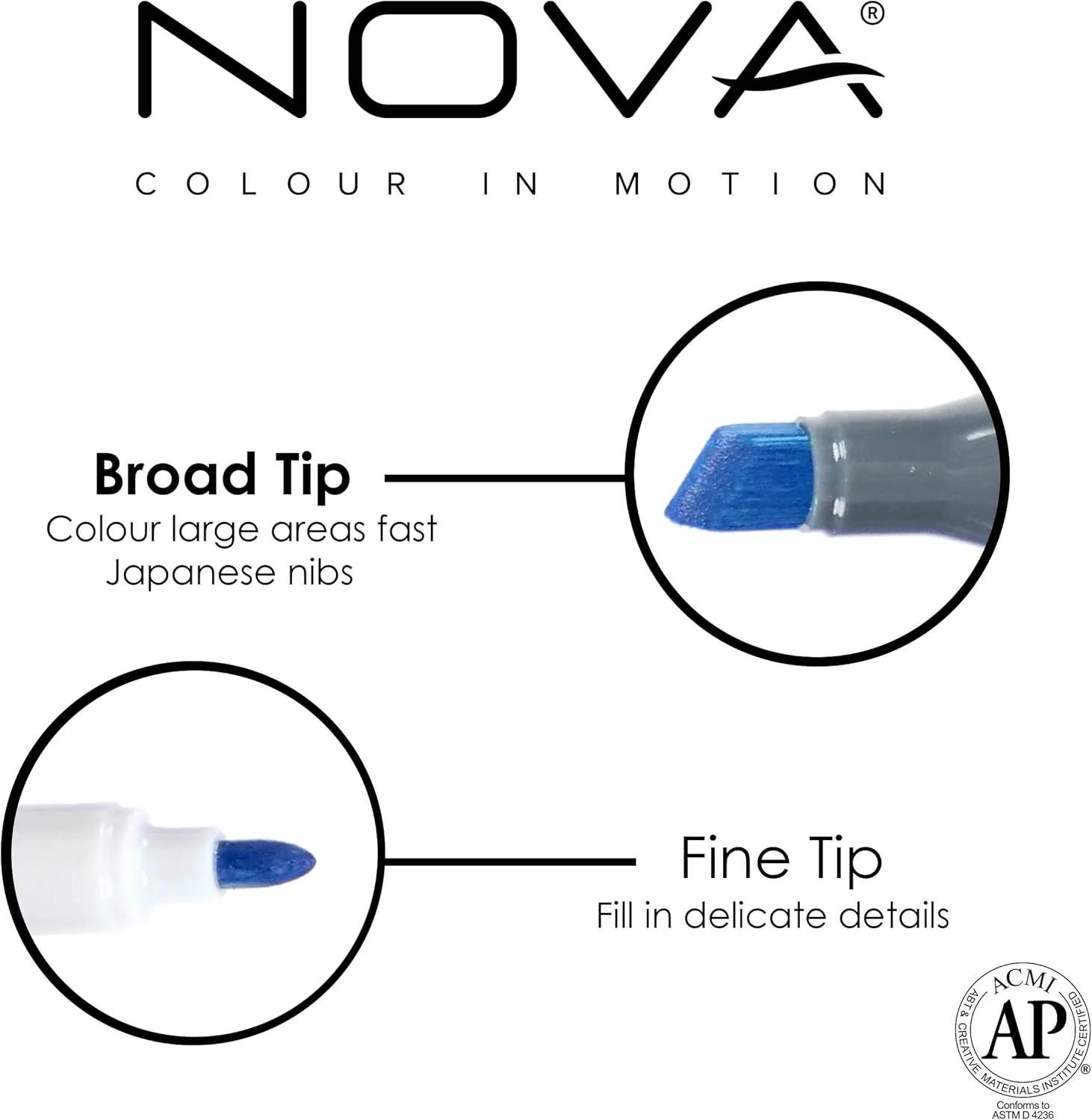 Nova Designer Dual Tip Alcohol Markers - Social Blends (24 Pack) - Image 4