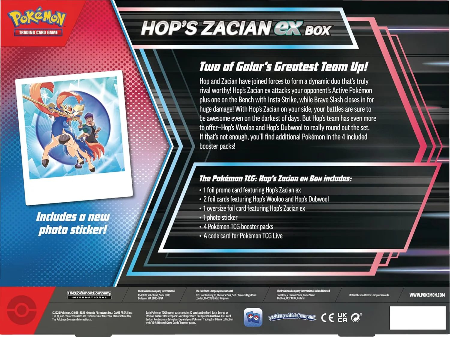 Pokémon Trading Card Game: Hop's Zacian ex Box - Image 5