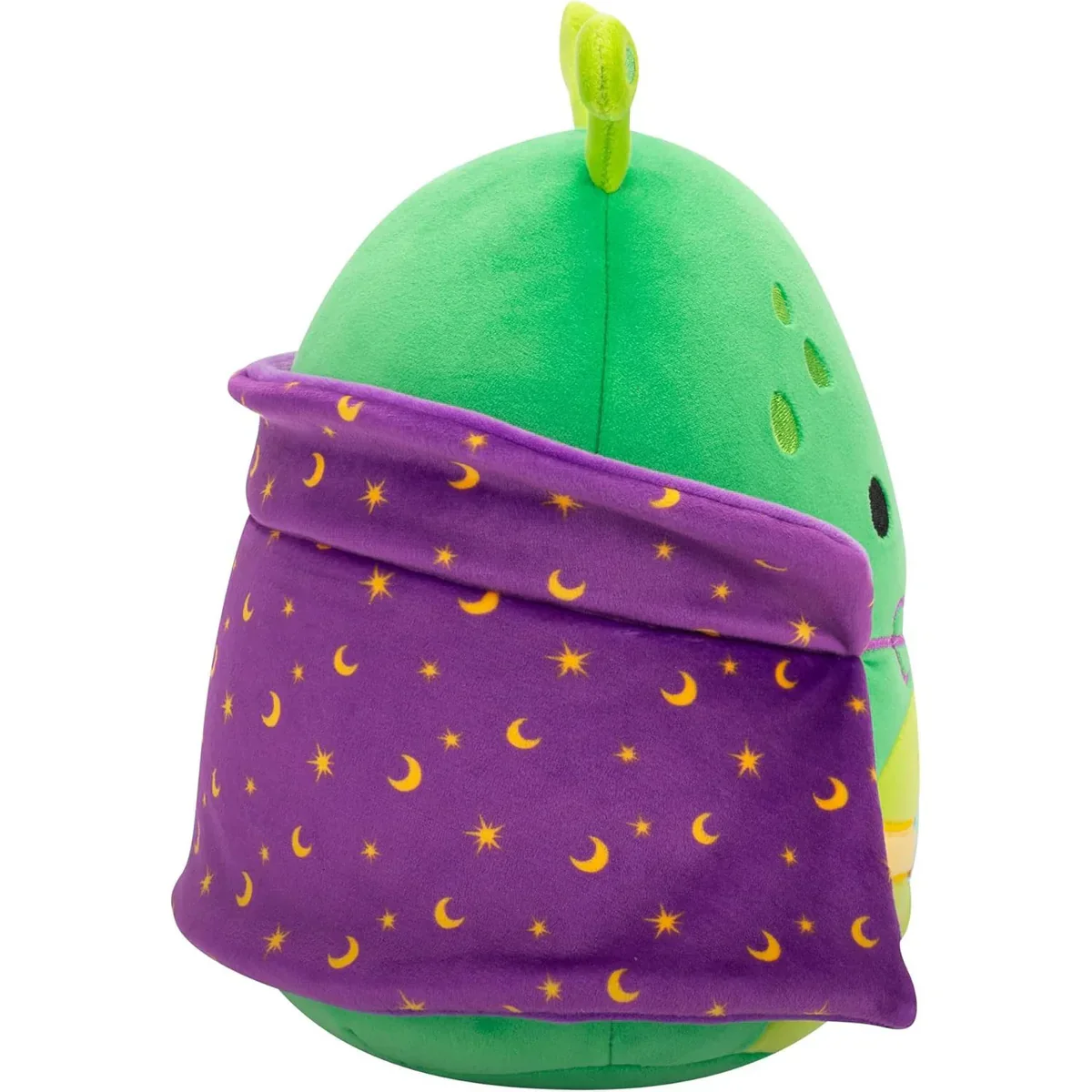 Squishmallows 7.5 Inch - Tortellini the Green Alien with Purple Cape - Image 3