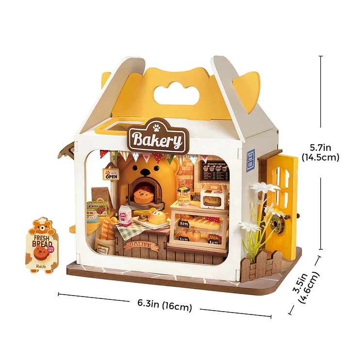 DIY Miniature House Kit - Teddy's Bread Box - Image 8