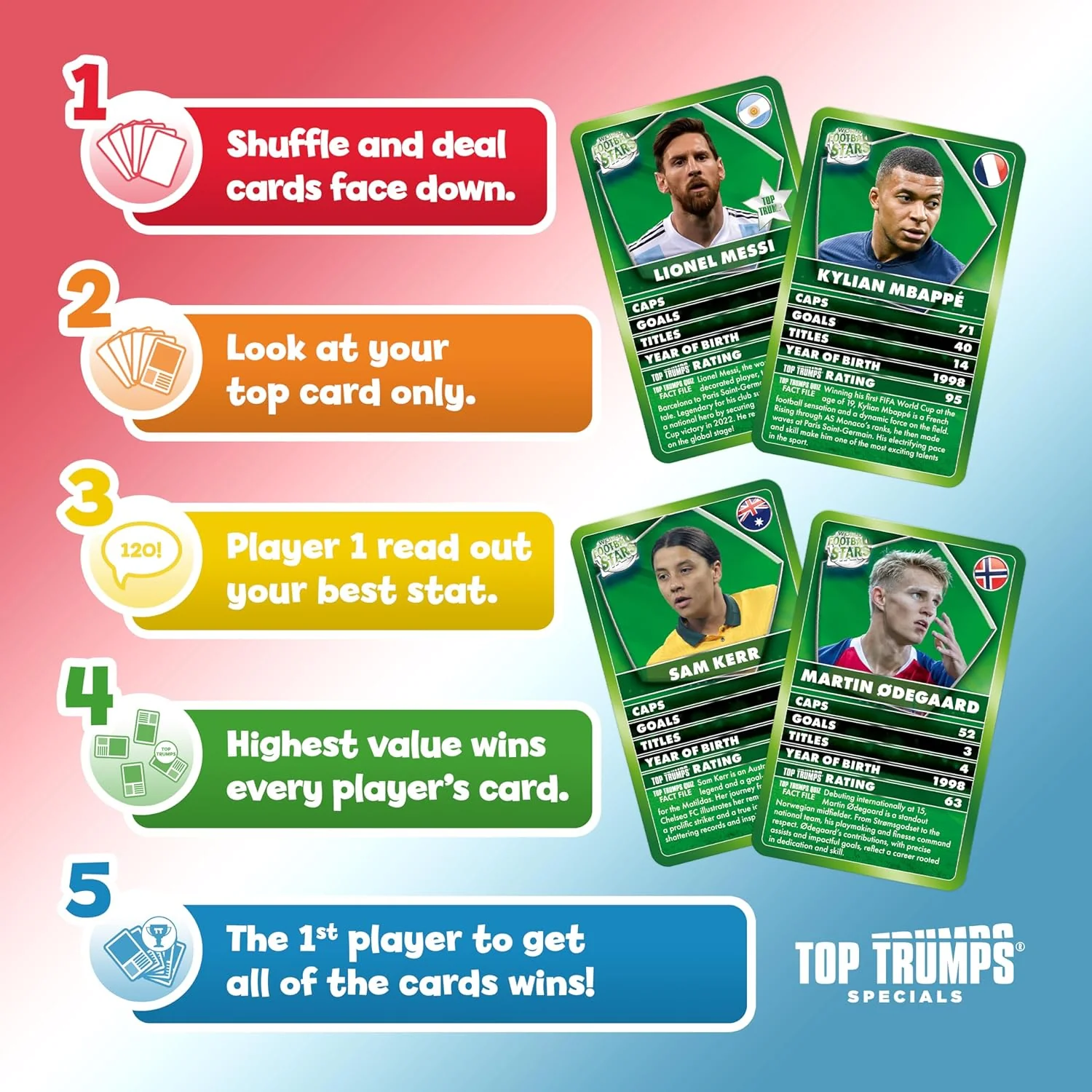 Top Trumps Specials - World Football Stars - Image 3
