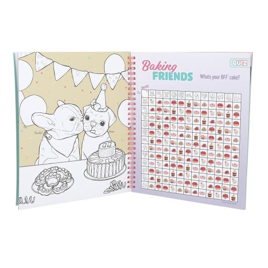 TOPModel Colouring Book With Sequins - Cake & Bake - Image 3