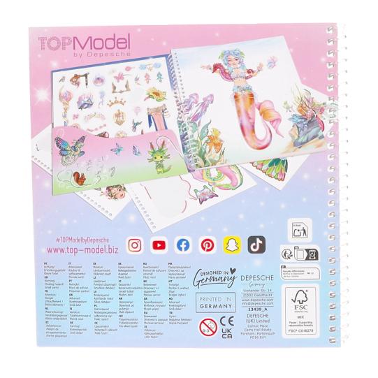 TOPModel Dress Me Up Fantasy Sticker Book - Image 4
