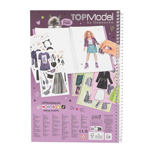 TOPModel Dress Me Up Sticker Book - Big REBEL KITTY - Image 5