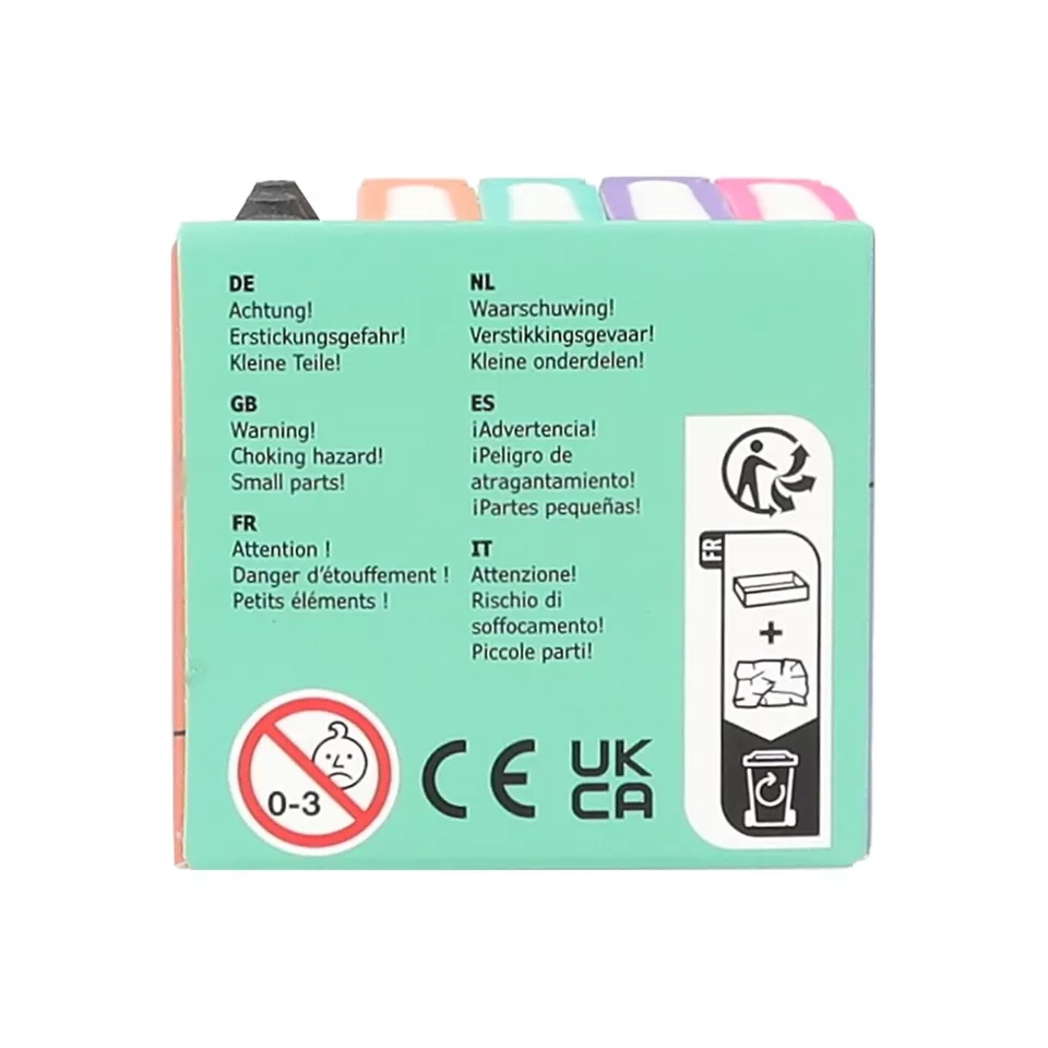 TOPModel Eraser Set Mini School Books & Pencils - Image 3