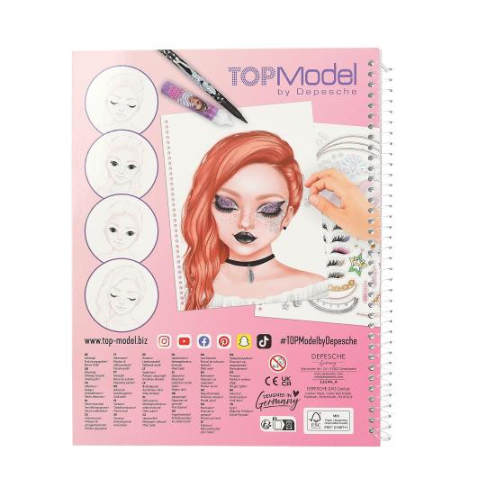 TOPModel Make-Up Colouring Book - Image 4