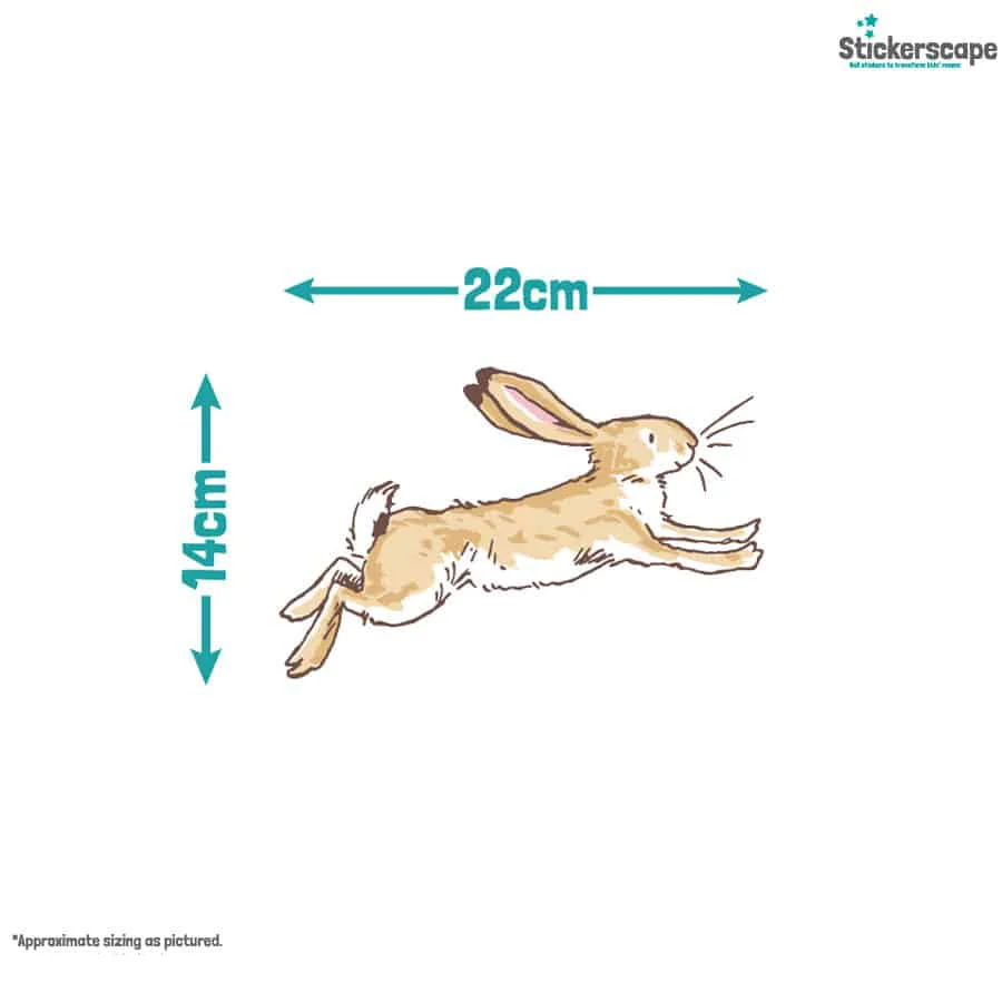 Wall Sticker Pack - Guess How Much I Love You Pastel Hares - Image 5