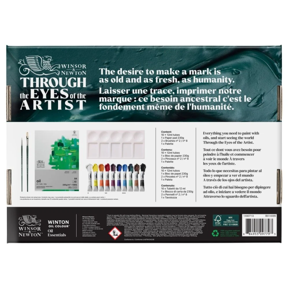 Winton Oil Paint - Winton Oil Essentials Set (10x12ml) - Image 5