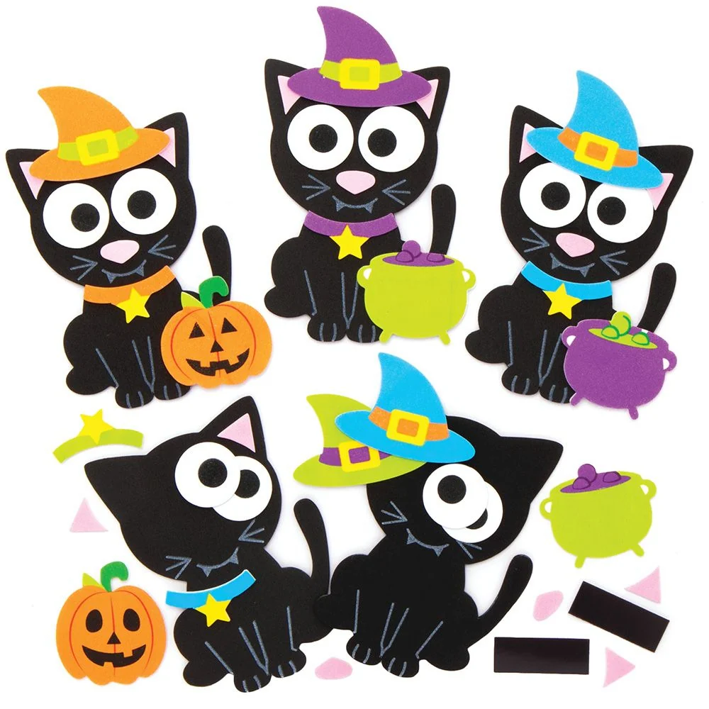 Witches Cat Mix & Match Magnet Kits (Pack of 8) - Image 3