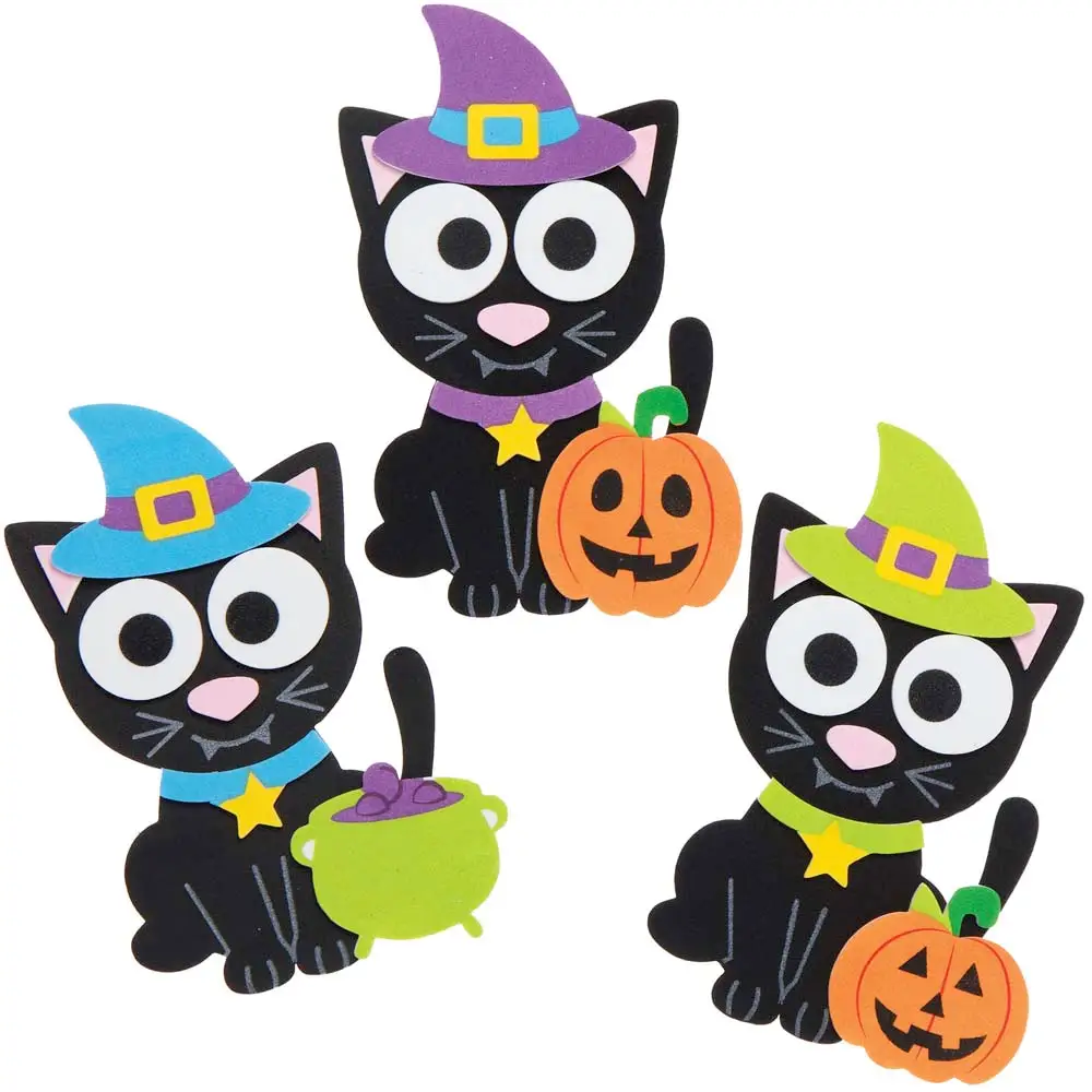 Witches Cat Mix & Match Magnet Kits (Pack of 8) - Image 4